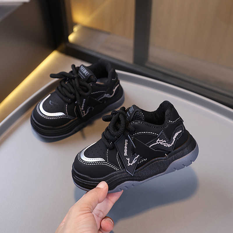 Childrens Shoes Toddler Loafers 2025 Autumn New Childrens Sports Shoes Boys Casual Sneakers Soft Sole Girls Baby Shoes W251017