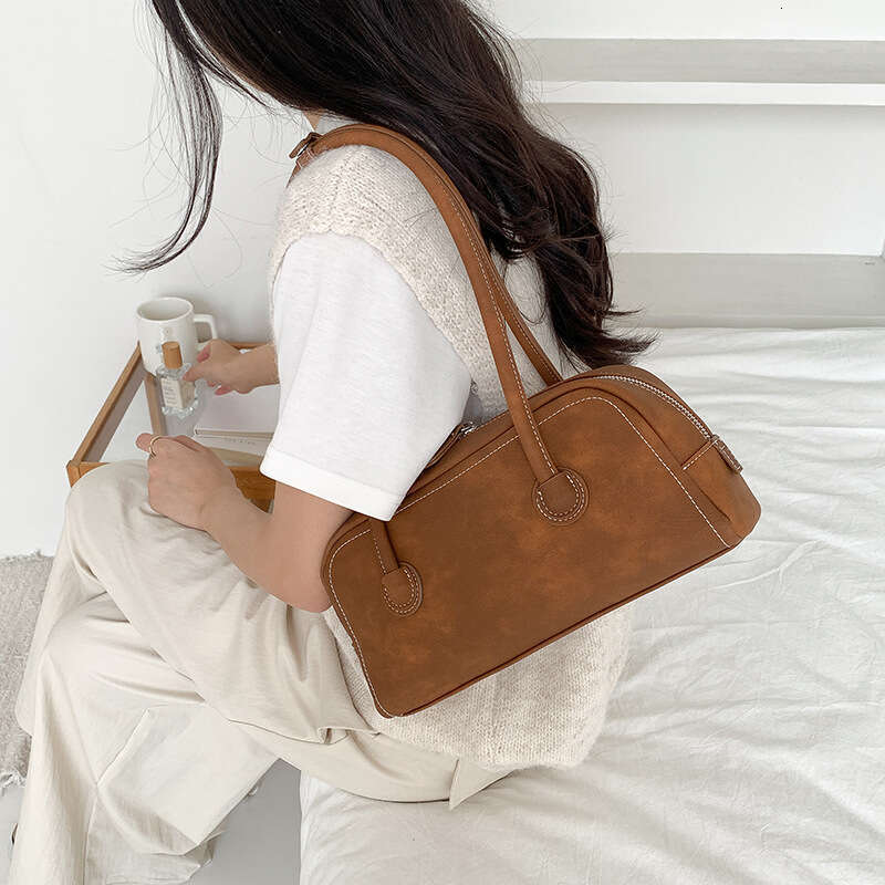 Suede Classic Baguette For Women Autumn New Simple Fashion High-End Matte Shoulder Bag B5