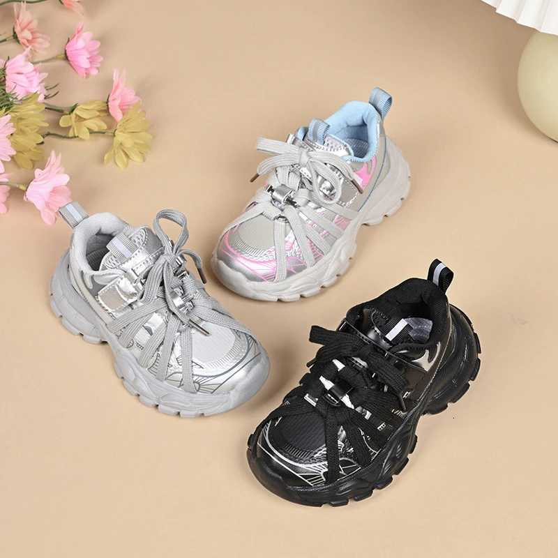 2025 New Children Basketball Sneakers Chunky Classic Boys Girls Causal Sports Shoes Versatile Trend Kids Fashion School SneakersT251017