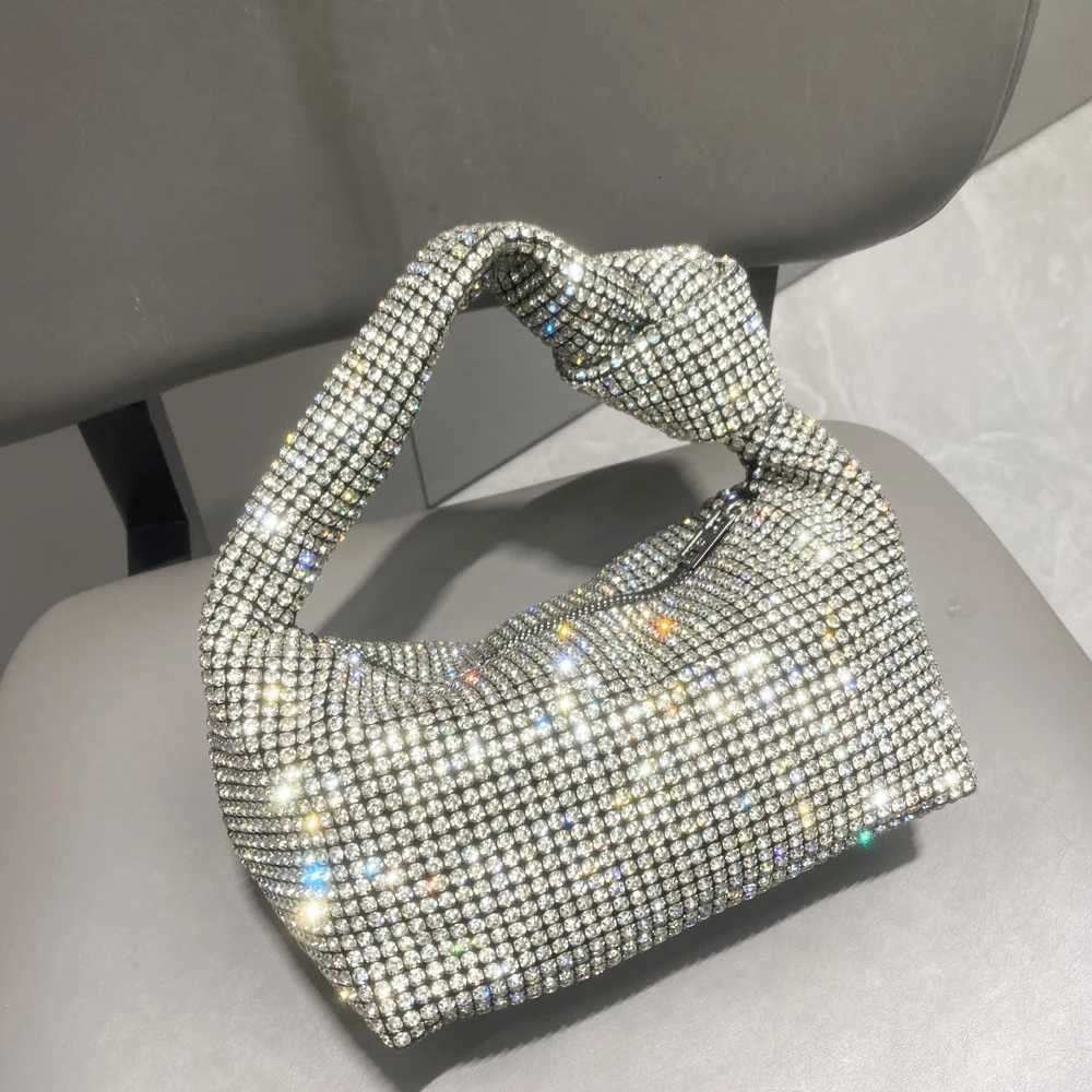 Rhinestones Evening bag silver Crystal Bags for Women Purses and Handbags Luxury Designer banquet bag Z251017