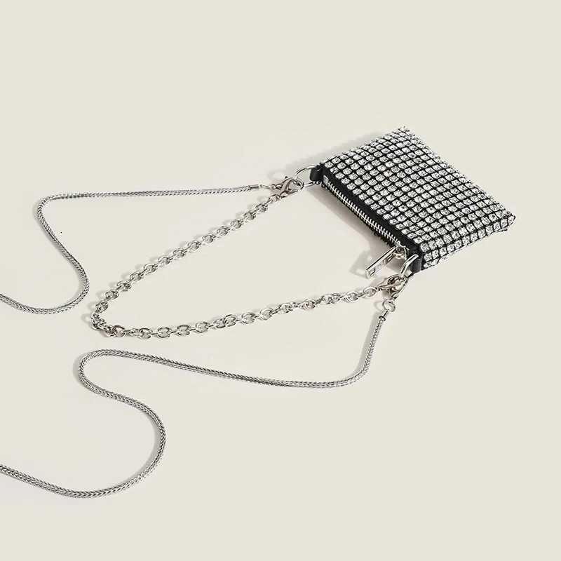 JIOMAY Small Designer Handbags for Women 2024 Rhinestones Purses for Lipstick Coin Card Party Chain Mini Evening Shoulder Bags Z251017