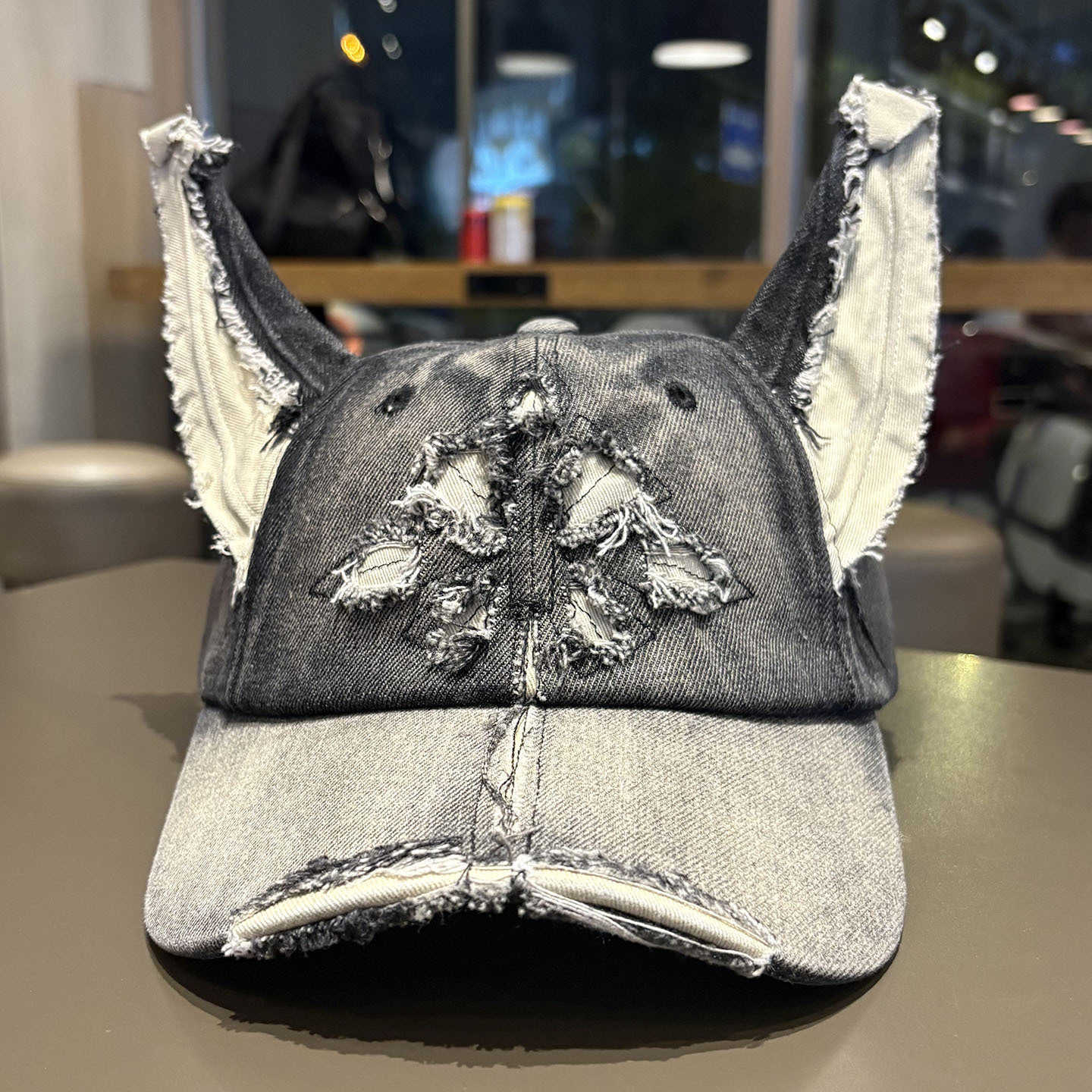 American Style HighEnd Doberman Hat Denim Vintage Baseball Cap Niche Personality Duckbill Cap Unisex W251017