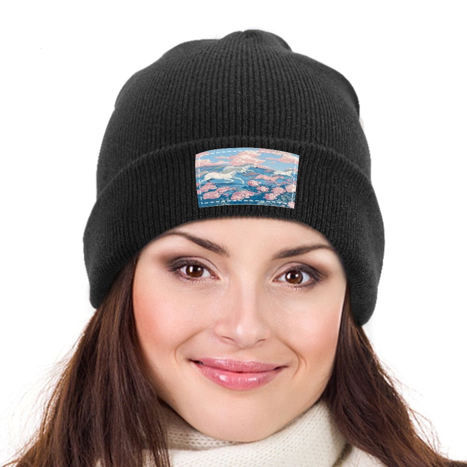 H Designer beanie hat beanie bonnet winter hat beanie luxury Horse striped pattern mens womens beanie winter skull cap bobble hat polo beanie H58