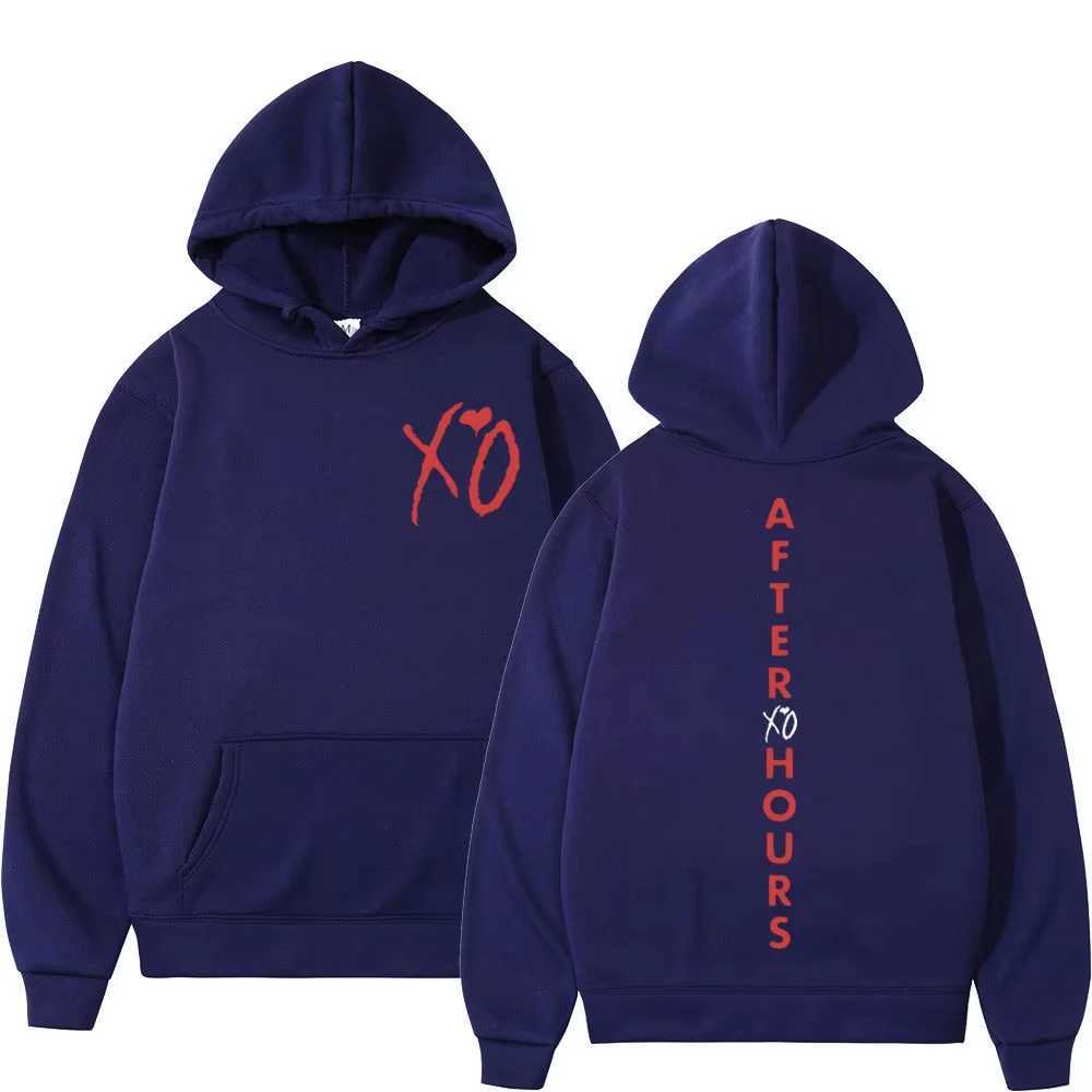 The XO MUsic Album Print Hoodie Men Women Streetwear Fashion Oversized Pullover Hip Hop Vintage New Hooded Sweatshirt Z251017