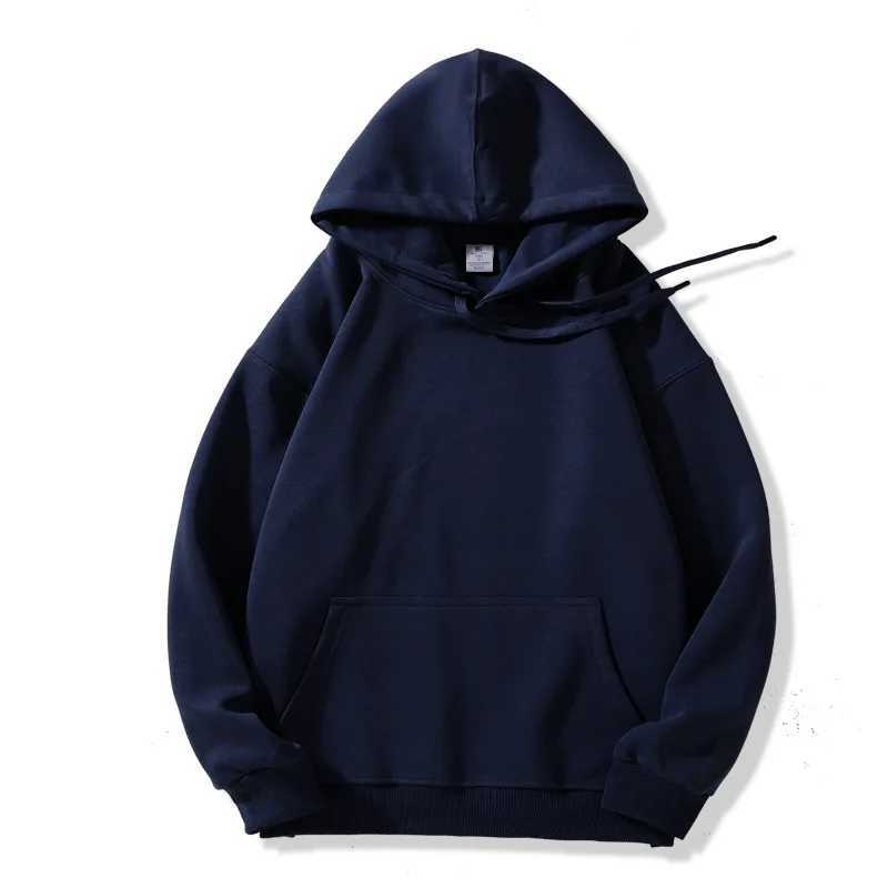 25 New Autumn and Winter Cotton Hoodie Jumper Hoodie Sweatshirt Mens and Womens Clothes Top Jacket Pure Cotton Large Size Z251017