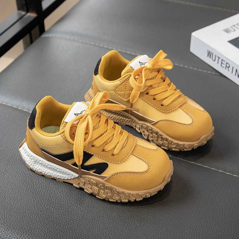 KidsCasual Shoes Sneakers PU Leather Spring Shoes For Children Antislip Breathable Thick Bottom Red Black Shoes Size 2637T251017