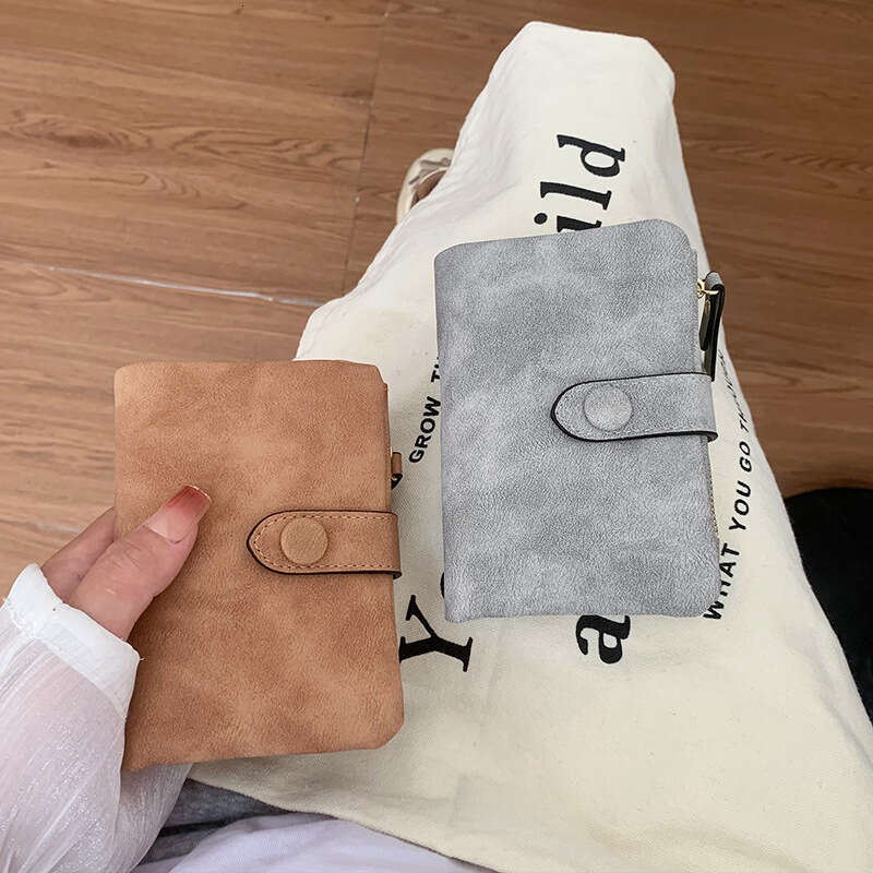 New Women's High-end Short Student Female Ins Style Wallet Handheld