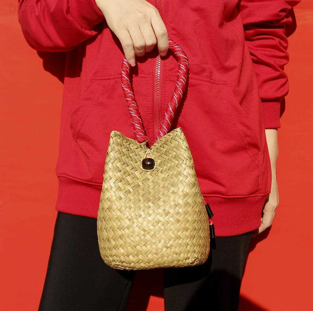 Clutch Purse for Women 2025 Trendy Handbag Soft Handle Beach Evening Bag Wallet Bamboo Bucket Bag Party Prom Z251017