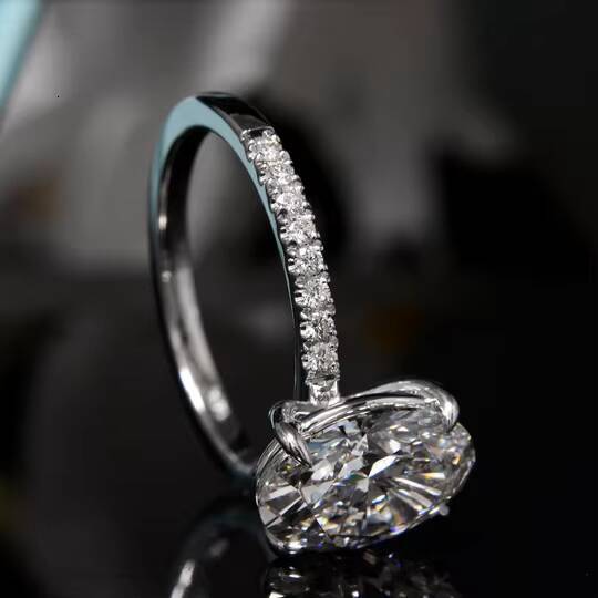 Speedin Gia Igi Certified Cvd HPHT Lab Grown Created Diamond 14k 18k Solid Gold White Gold Rings Engagement Ring for Women