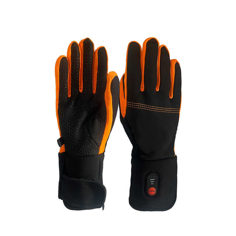 Outdoor Smart Heating Gloves Rechargeable Fivefinger Heating Gloves Sports Skiing Electric Heating Warm Gloves H251017