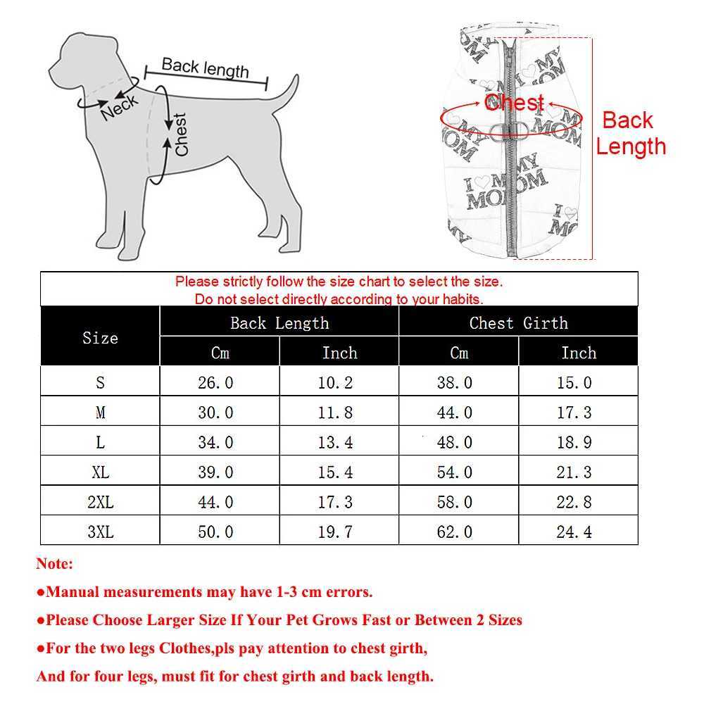 Warm Dog Coat For Winter Puppy Cute Print Jacket With Dring Waterproof Pet Zipper Outfits For Small Medium Dogs Cats ChihuahuaW251017