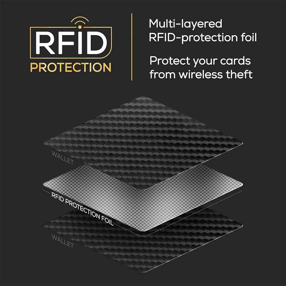 2024 Rfid Men Card Holder Wallets Pu Leather Customized Hasp Small Card Wallets Portable Slim Mini Wallet Business Male PursesW251017