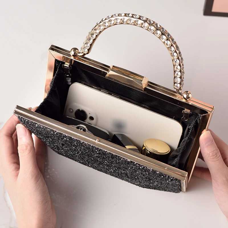 Elegant Black Woman Bag Bling Sequin Handbags for Ladies Small Luxury Brands High End Bag Crossbody The Most Sold In 2025 Z251017