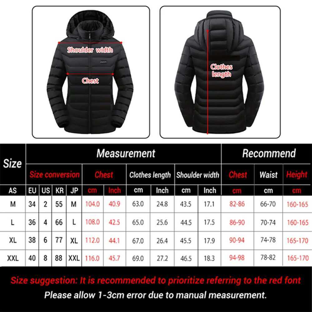 Stylish Winter Heated Coat for Women 21152 Heating Areas 4 Switches 3Temp Options Great for City Commute Ski Trips H251017