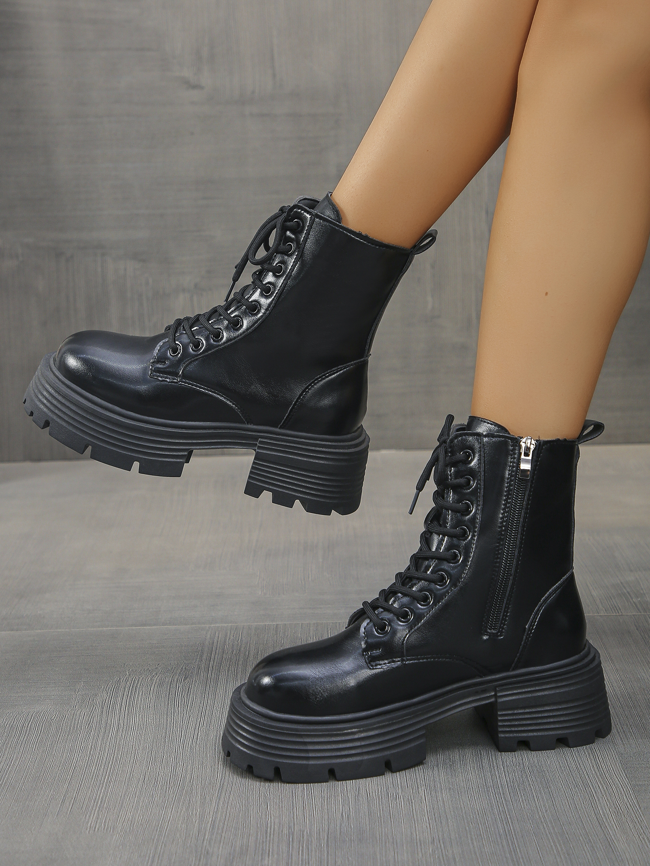 Elegant Seasonal Footwear - Trendy Women's Thickly Stitched Low Top Shoes