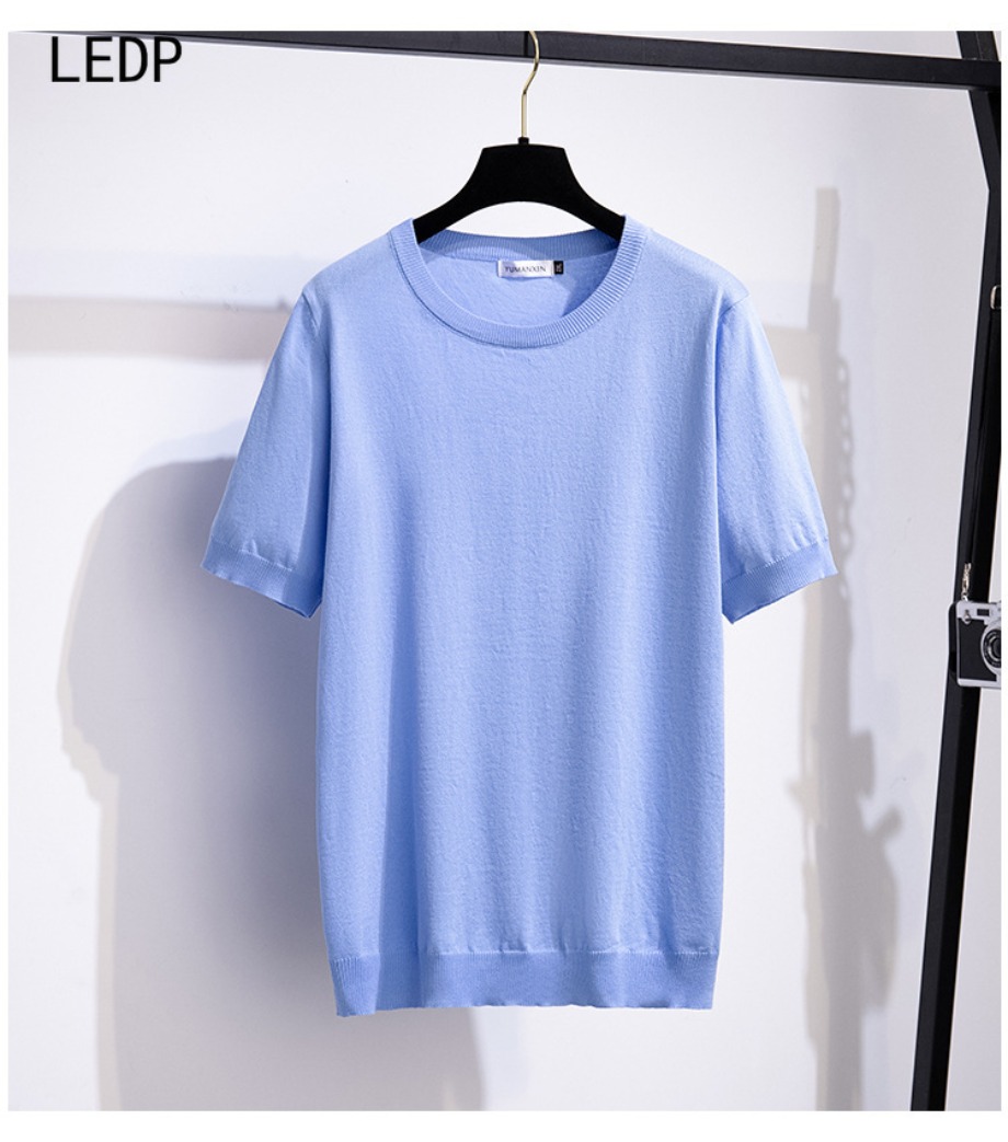 232101 Deep Sea Archaea Large Size Women's T-shirt Extreme Bioluminescent Gene Bank Cotton Slim Origin of Life