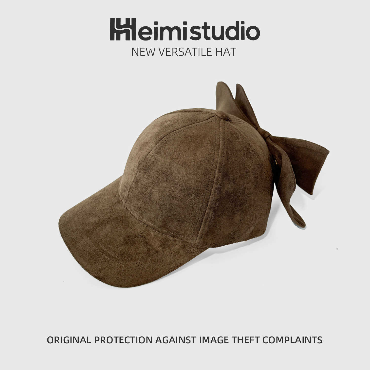 Early Autumn New Style ThreeDimensional Bowknot Baseball Cap for Women Sweet Cute Fashion Hard Top Casual HighQuality Duckbill Cap for Men W251017