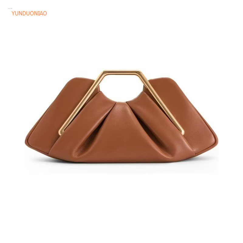 Autumn and winter new designer bag luxury handbag new evening fashion cloud bag pleated armpit bag women's shoulder bag