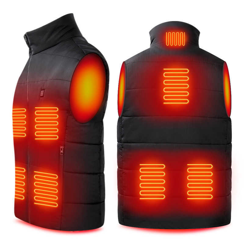 Carbon Fiber 5v Heating Vest for Men and Women Smart Thermal Electric Vest Rechargeable Heating Vest H251017