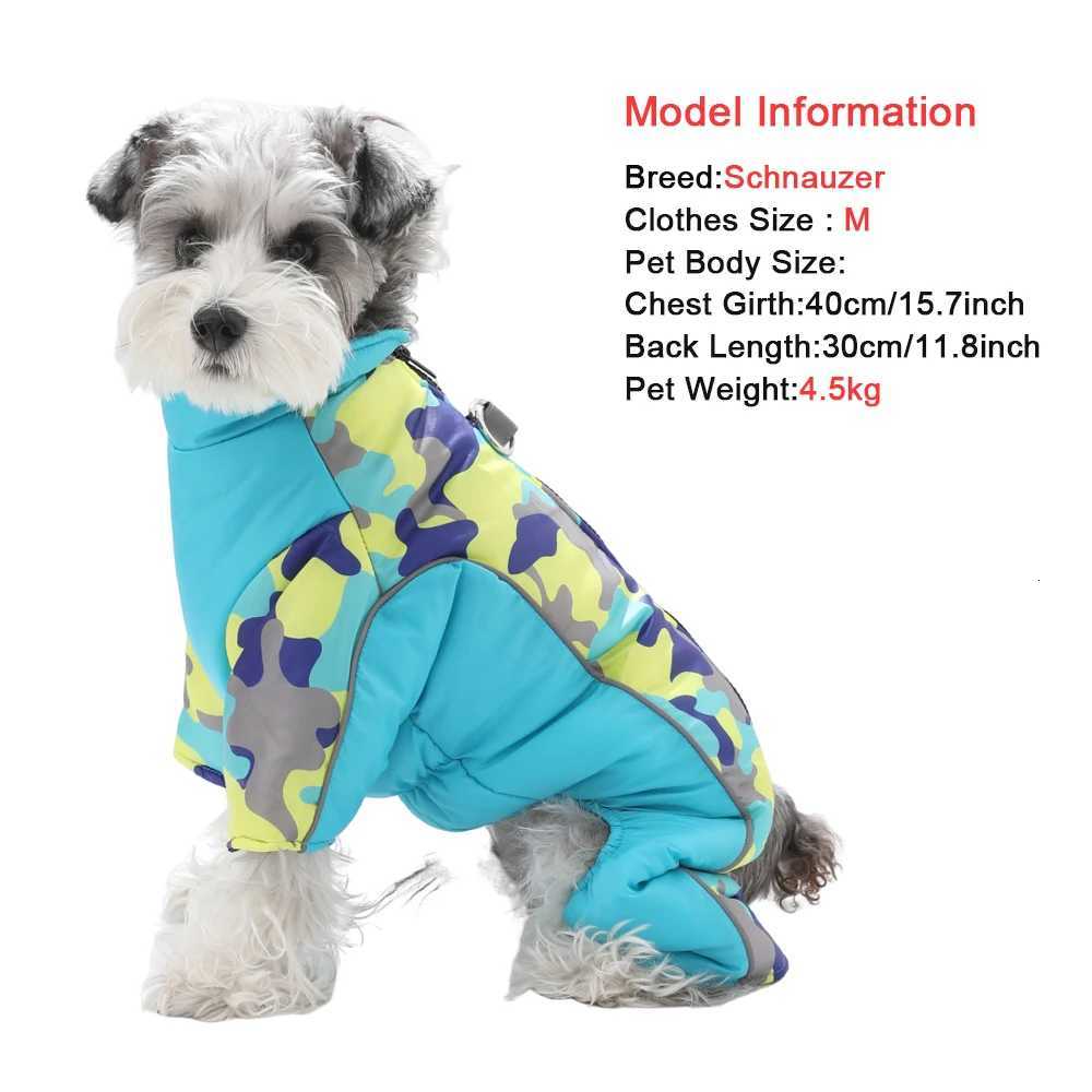 Winter Reflective Dog Clothes Jumpsuit For Small Medium Dogs Waterproof Warm Puppy Jacket Overalls Chihuahua Pet Onesie OutfitsW251017