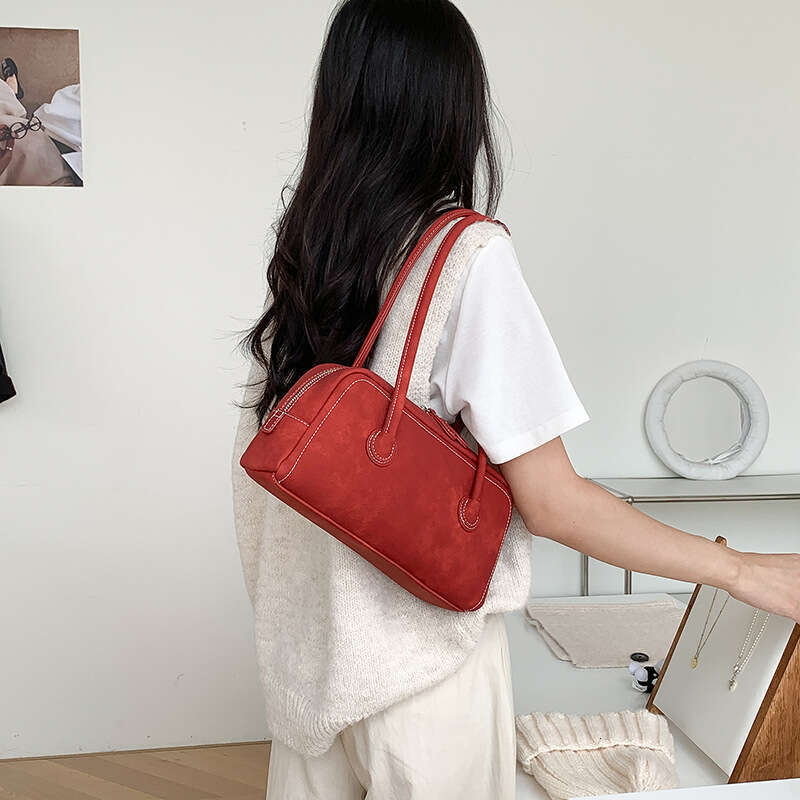 Suede Classic Baguette For Women Autumn New Simple Fashion High-End Matte Shoulder Bag B5