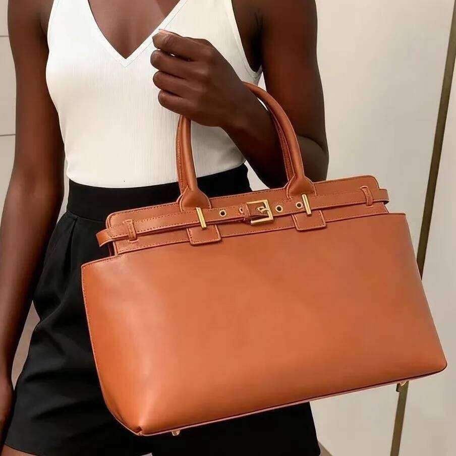 Designer bag Large Cowhide Women's Capacity Shoulder Retro Leather Female Handbags Purses Designer Women Tote Bag