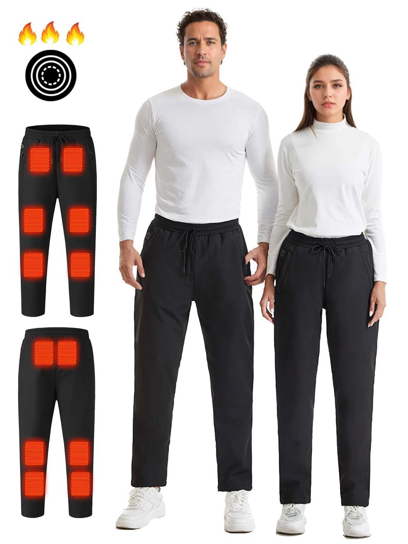 Heat Pants Winter Thermal Hiking Pants Heating Underwear USB Electric Heat Pants Ski Wear Heater Sports Thermal Pants H251017