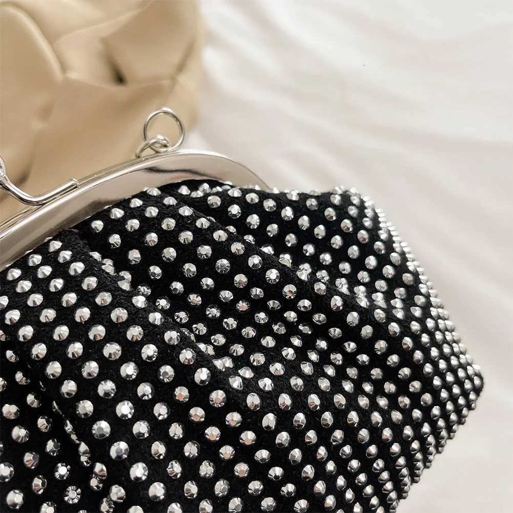 Women Evening Clutch Bag Fashion Rhinestones Evening Bags Stylish Crossbody Bag Sparkly Top Handle Purse Wedding Party Bag Z251017