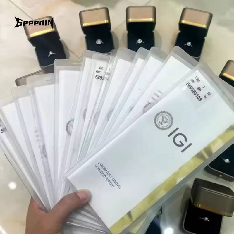 Fine Jewelry IGI Certified Lab Diamond Rings 14k 18k Solid Gold Rings Lab Grown Diamond Engagement Ring for Women