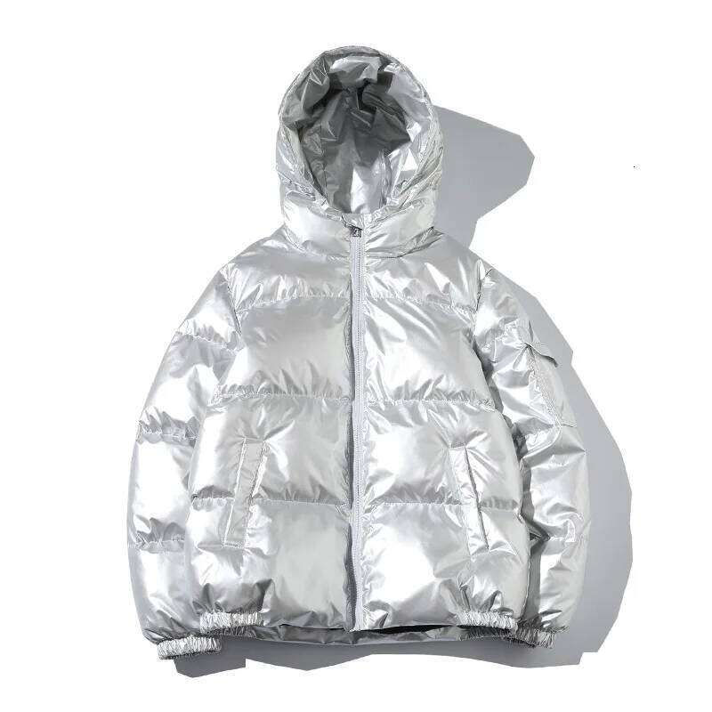 Men and Women Parka 2025 Winter Warmth Thickened Hooded Waterproof Puffer Jacket Coat Solid Casual Streetwear Windproof Outwear Down Cotton