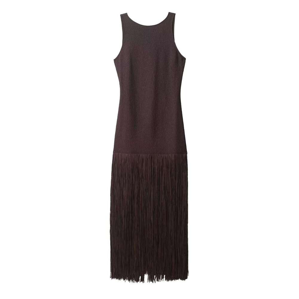 Women's Fashion Slim Fit Tassel Decorated Sexy Backless Dress 8741270 d436 e2a3 - view 7
