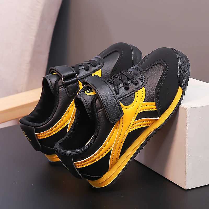 Autumn Yellow Toddler Shoes Boys Hook Loop Lightweight Sneakers Girl Low Cut Running Shoes Kids Trainers zapatillas de deporteT251017