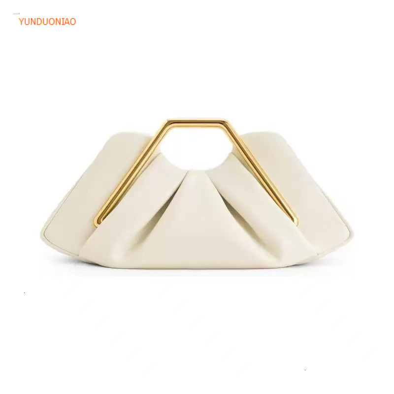 Autumn and winter new designer bag luxury handbag new evening fashion cloud bag pleated armpit bag women's shoulder bag