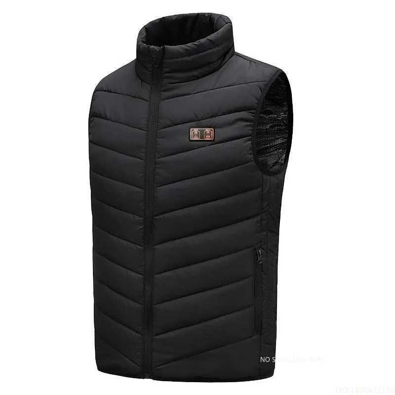 17PCS Areas Heated Vest Jacket USB Men Winter Electrically Heated Thermal Waistcoat for Hunting Hiking Warm Hunting Jacket H251017