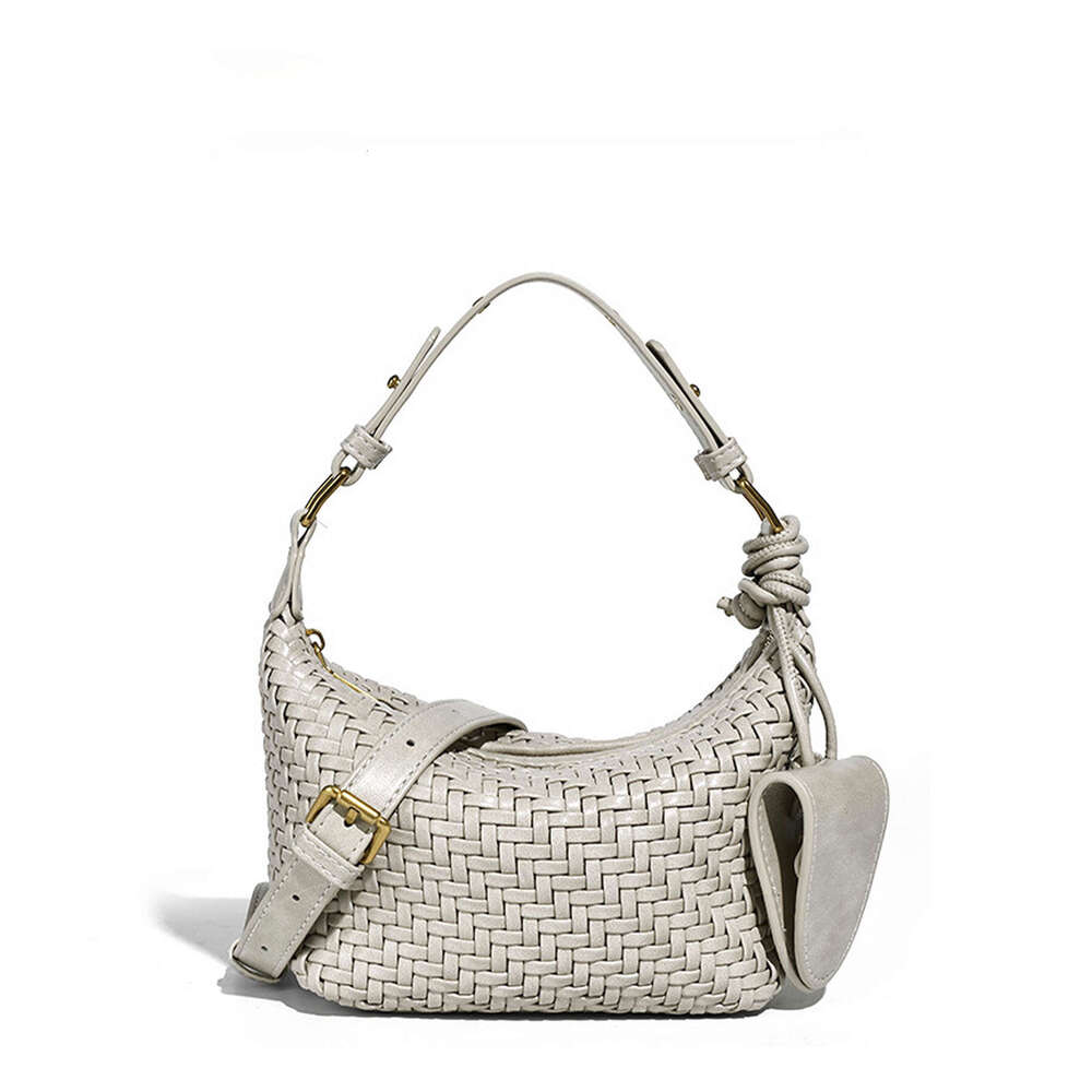 2025 New High-end Hand-woven Lunch Box Fashionable Single Shoulder Crossbody Handheld Bento Bag