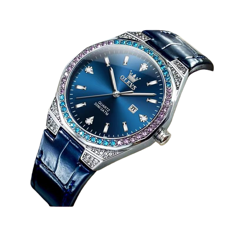 Designer watch ladies watch luminous waterproof leather belt diamond trend fashion temperament quartz