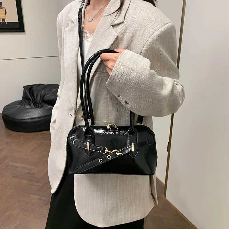 Handheld Cmuter Bag Wens New Fi Underarm Bag Large Capacity Trendy Single Shoder Bag for Autumn1 D251017