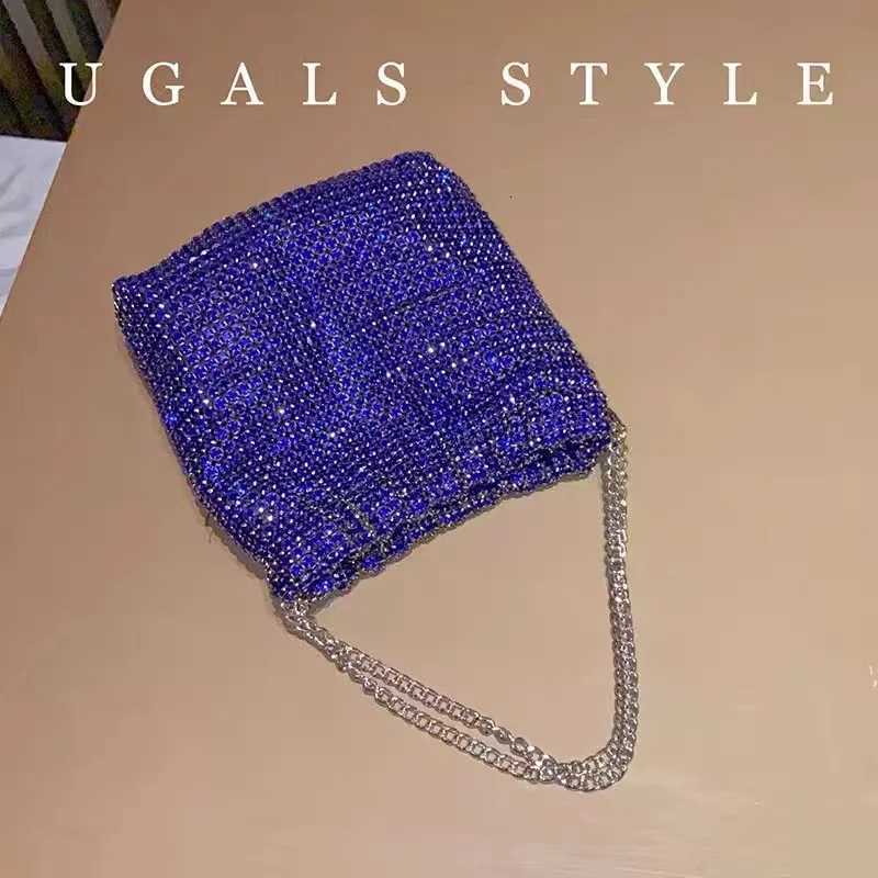 Luxury Glitter Women Handbag Crystal Shiny Rhinestones Diamond Evening Bag Wedding Party Clutch Purse Shoulder Messenger Bag Z251017