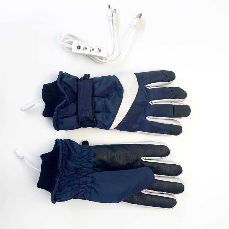 Heated Ski Gloves Usb Electric Heating Winter Outdoor Warm Touchscreen Waterproof Thickened Antislip Palm Direct H251017