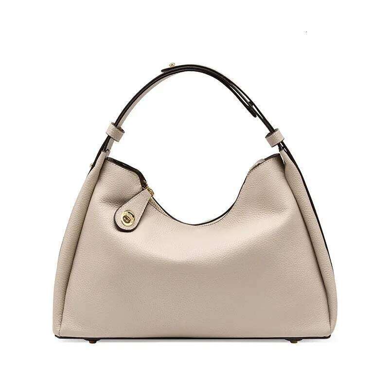 Women's Genuine Leather Top-Handle Bags 2024 New Women Fashion Armpit Crossbody Shoulder Bag