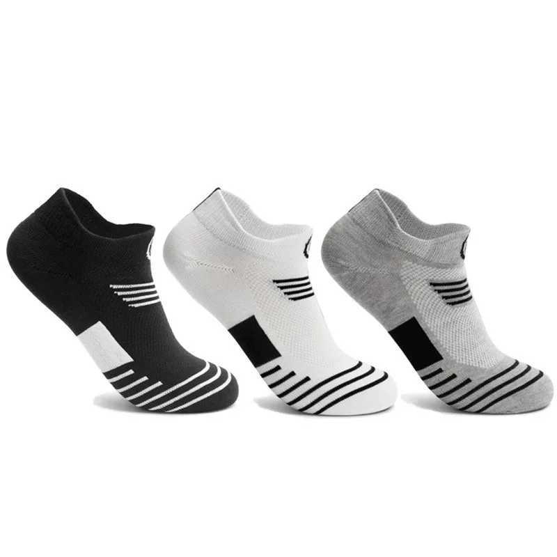 Spring Autumn Mens Sport Socks Breathable Cotton Cycling Basketball Football Soccer Running Trekking Travel Socks EU3944 C251017