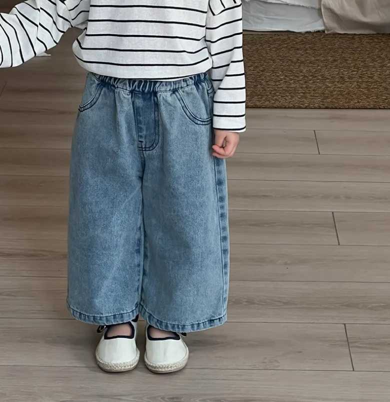2025 New Stlye Girls Boys Denim Pants Spring Fashion Kids Jean Pants 17t WW91T251017