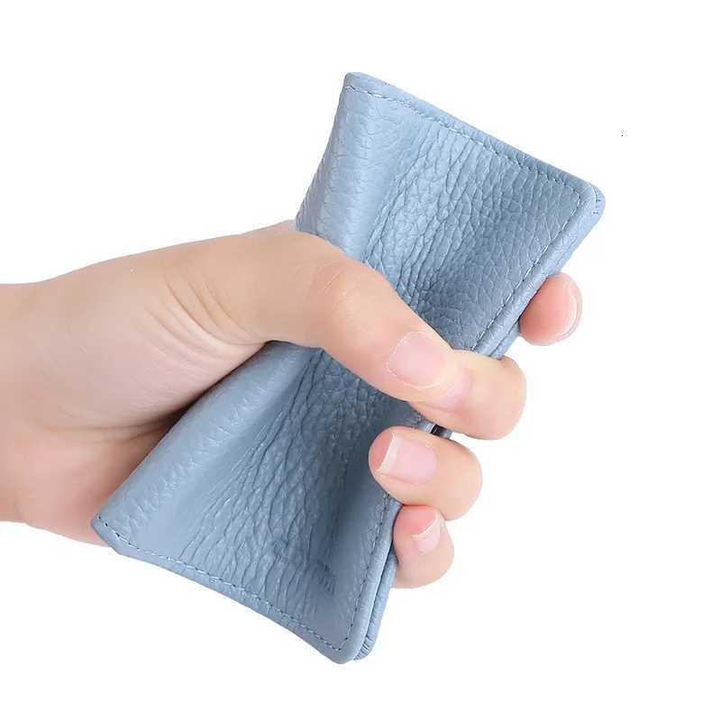 Multicard Slot Solid Color Portable Leather Card Case Universal Bank Card Credit Card ID Bus Card Holder Travel Card OrganizerW251017