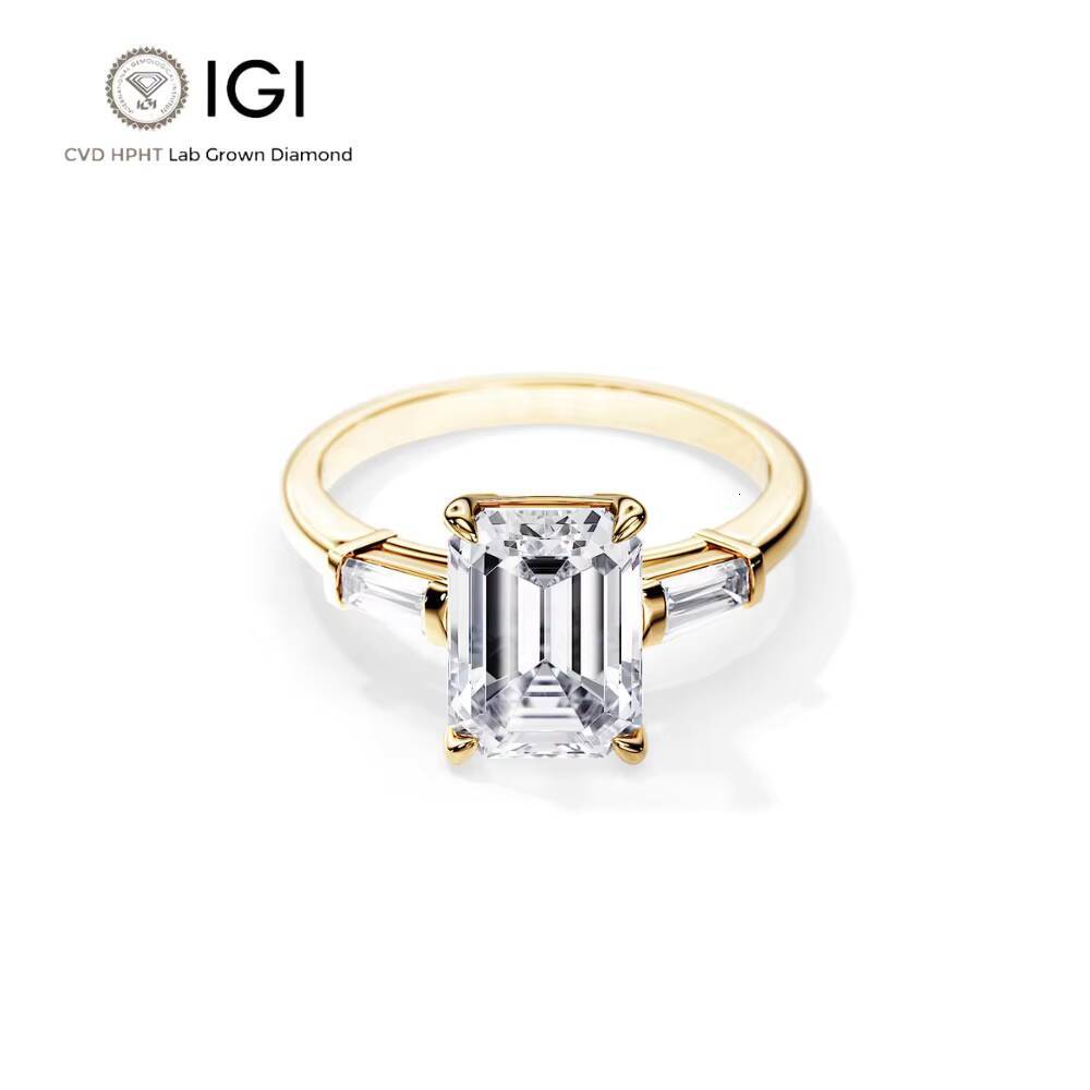 IGI Certified Fine Diamond Jewelry Ring DVS1 05ct Laboratory Grown Diamond Custom Womens Wedding Ring Gift Proposal Ring