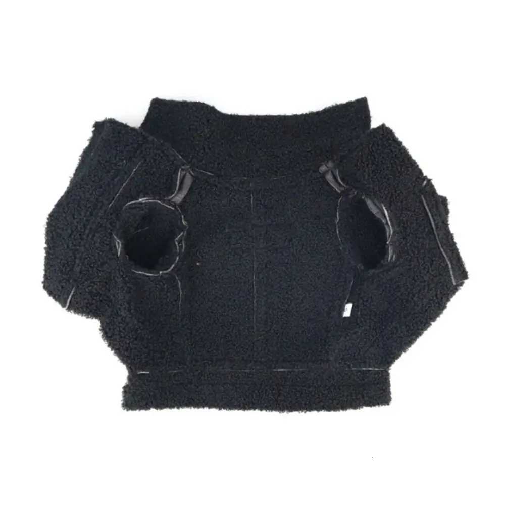 Pet Accessories Thickened Dog Leather Jacket Coat Warm Windproof Dog Motorcycle Jacket Velvet Winter Pet Clothes PhotographW251017