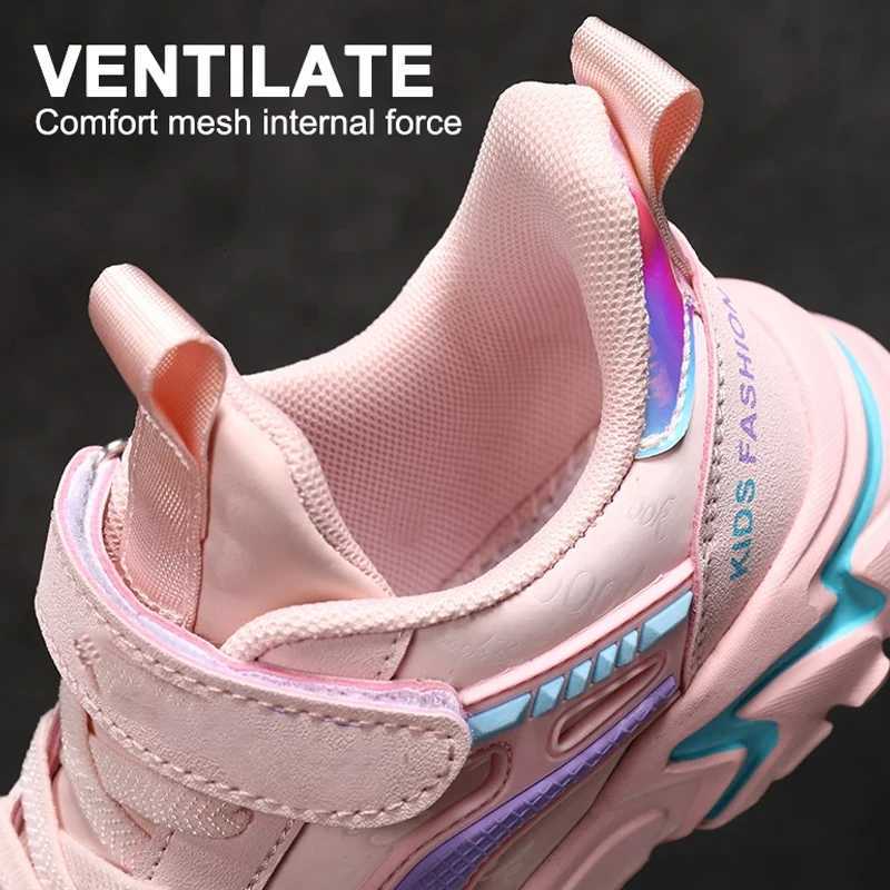 Trendy Kids Casual Shoes Girls Tennis Nonslip Student Children Outdoor Sport Running Sneaker Comfort Walking FootwearT251017