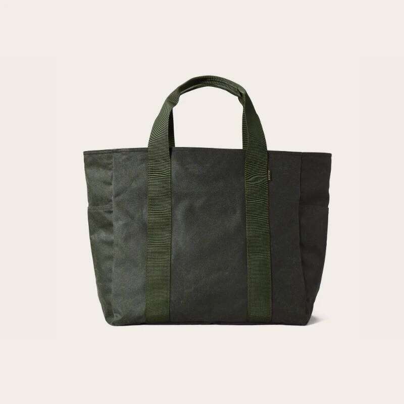 Tailor Brando Classic 70391 Retro 15oz Waxed Canvas Shoulder Size 39*35*13cm Large Capacity Unisex Tote Bag
