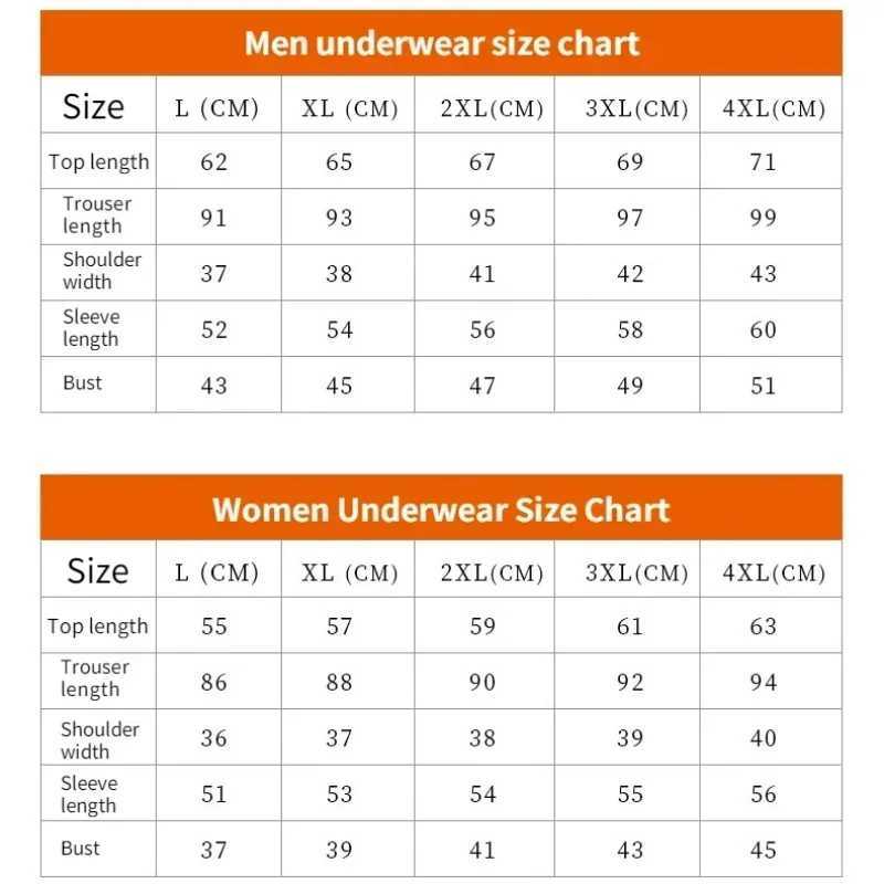 Thermal Underwear Sets for Men Winter Thermo Underwear Long Johns Winter Clothes Mens Underwears H251017