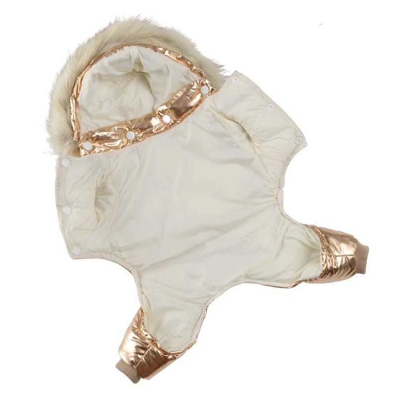 Warm Pet Overalls Winter Waterproof Puppy Hooded Jacket Coat For Small Dog Cat Adjustable Solid Puppy Hoodies Outfits ChihuahuaW251017