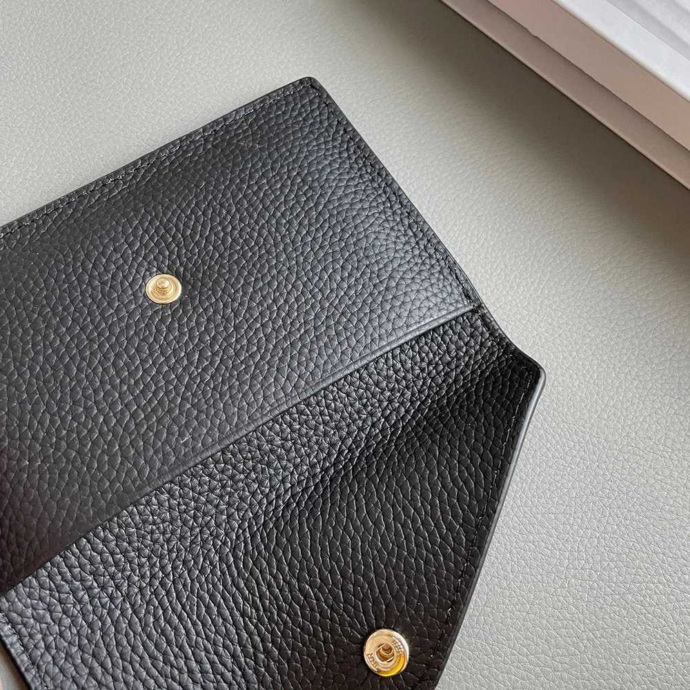 Luxury Genuine Leather Card Holder Fashion Mini Short Envelope Women Wallet Korean Japan Money Bag Credit Card Case Lady PurseW251017